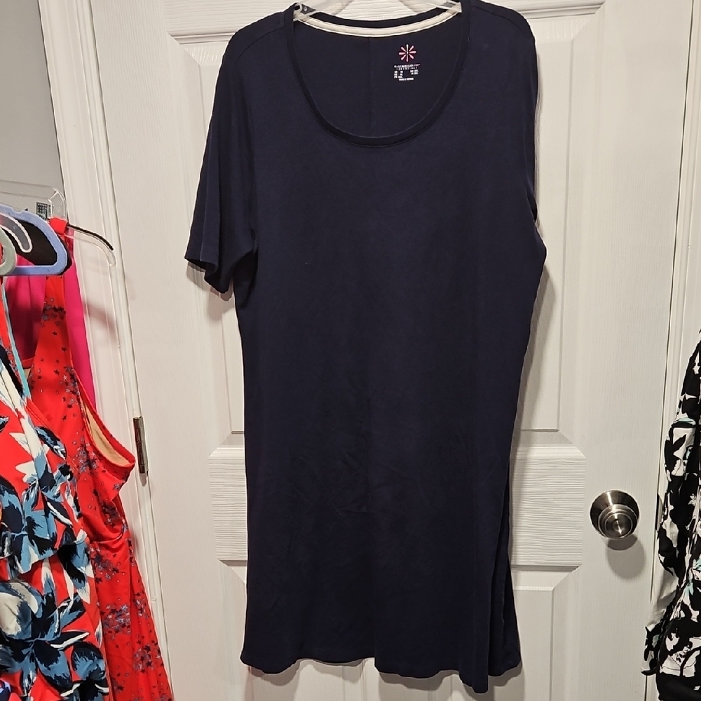 Isaac Mizrahi Navy Mini Dress